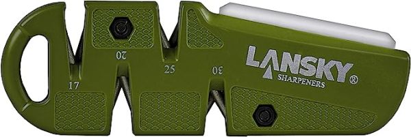 Lansky D-SHARP Diamond Pull Through Quad Angle Knife Sharpener, Green (DSHARP)